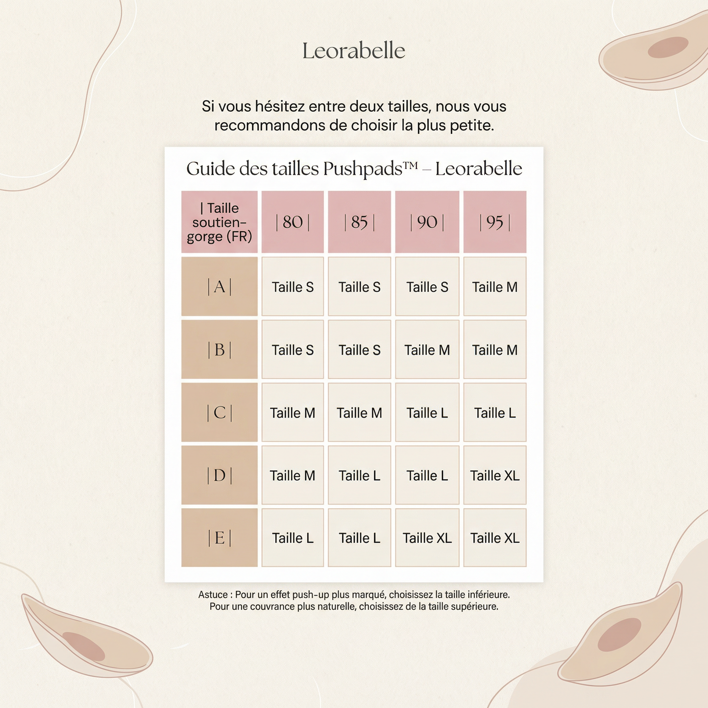 InvisiLift™ Soutien-gorge push-up adhésif invisible