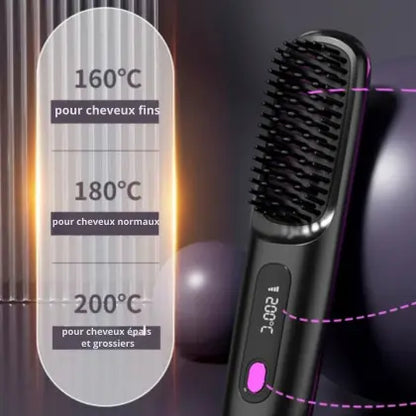 La PREMIÈRE brosse coiffante intelligente pour cheveux courts