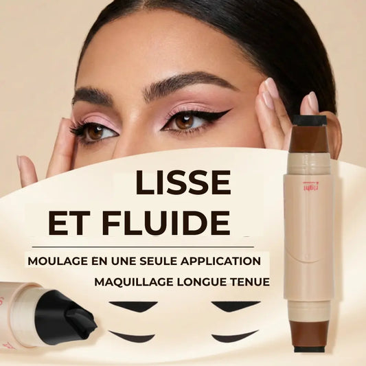 Eyeliner rotatif à double aile