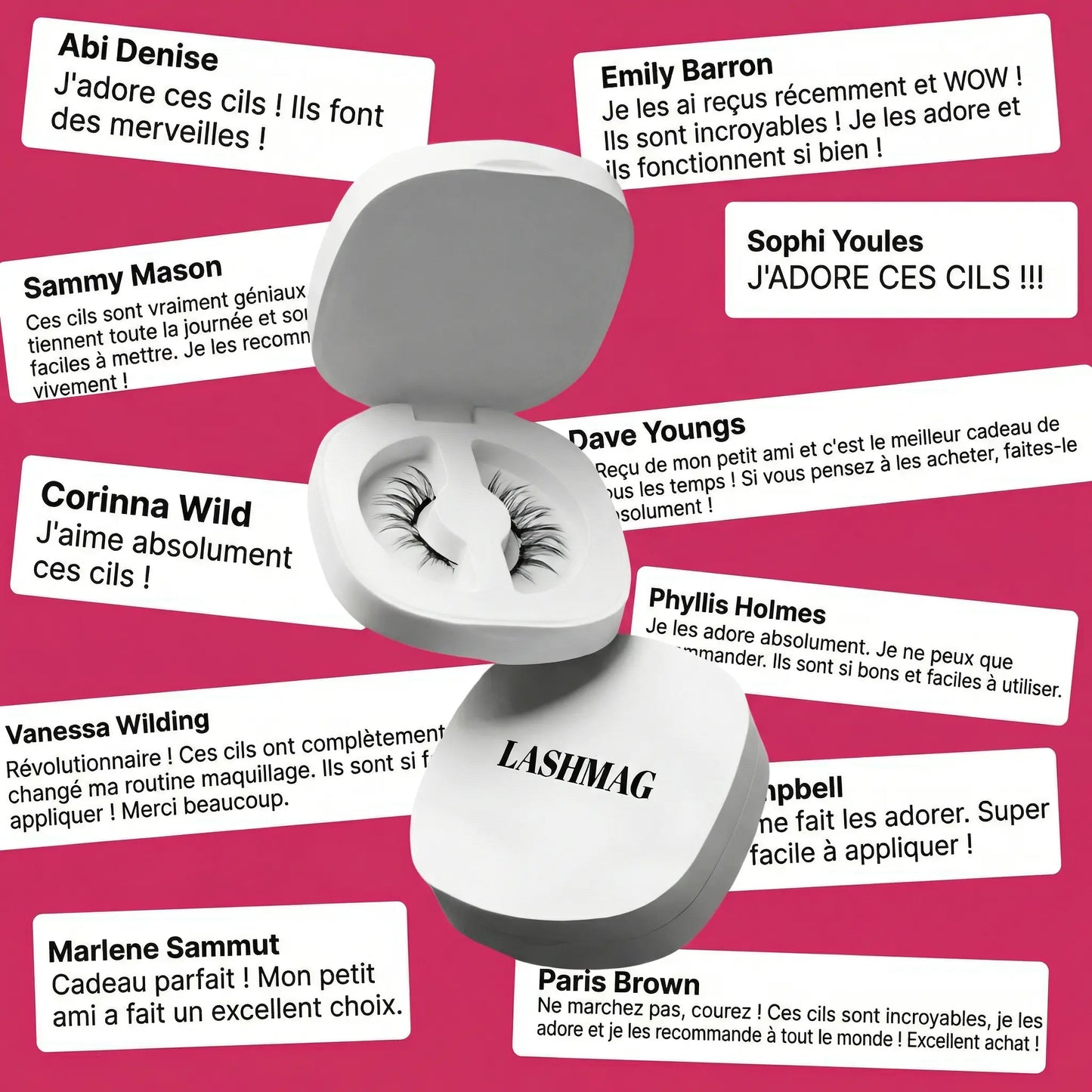 LashMag™ Faux cils magnétiques sans colle